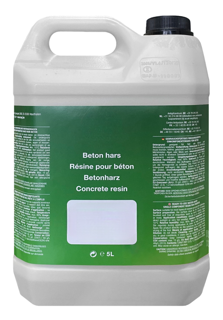 Vernis à béton (bidon de 5L) Catégorie 2