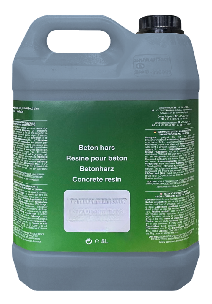 Vernis à béton (bidon de 5L) Catégorie 3